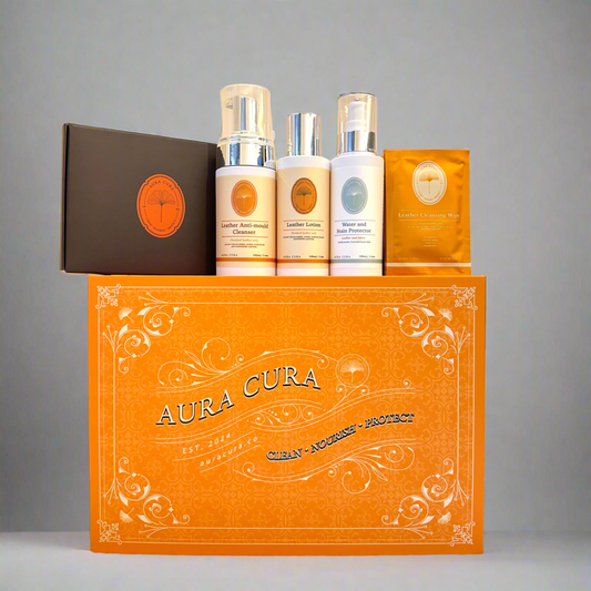 Leather Deluxe Bundle - Luxury Handbag Care | Aura Cura