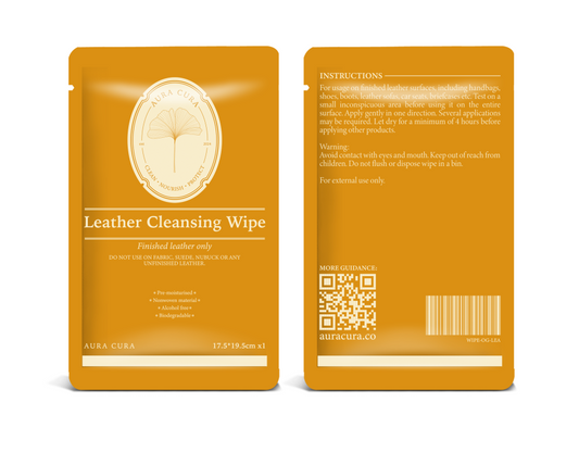 Leather Cleansing Wipes (pack of 8)
